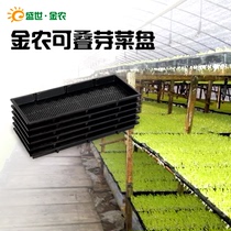 Jinnong rectangular vegetable sprouts hydroponic planting tray wheatgrass household commercial soilless cultivation sprouts