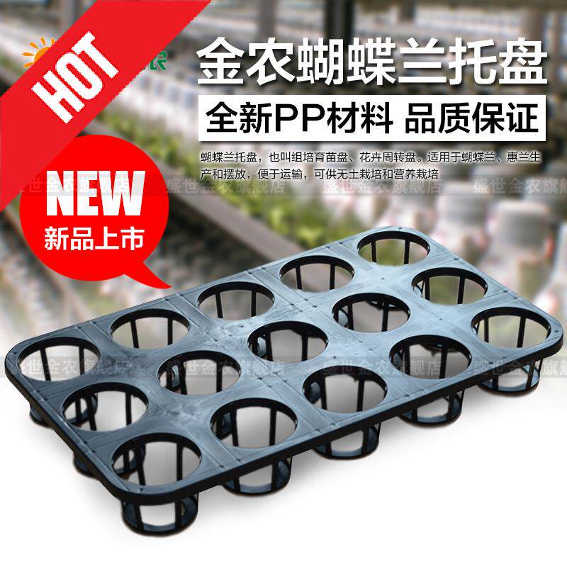 Phalaenopsis special turnover 15-hole multi-meat cultivation orchid nutrition vegetable seedling tray seedling pot plastic tray