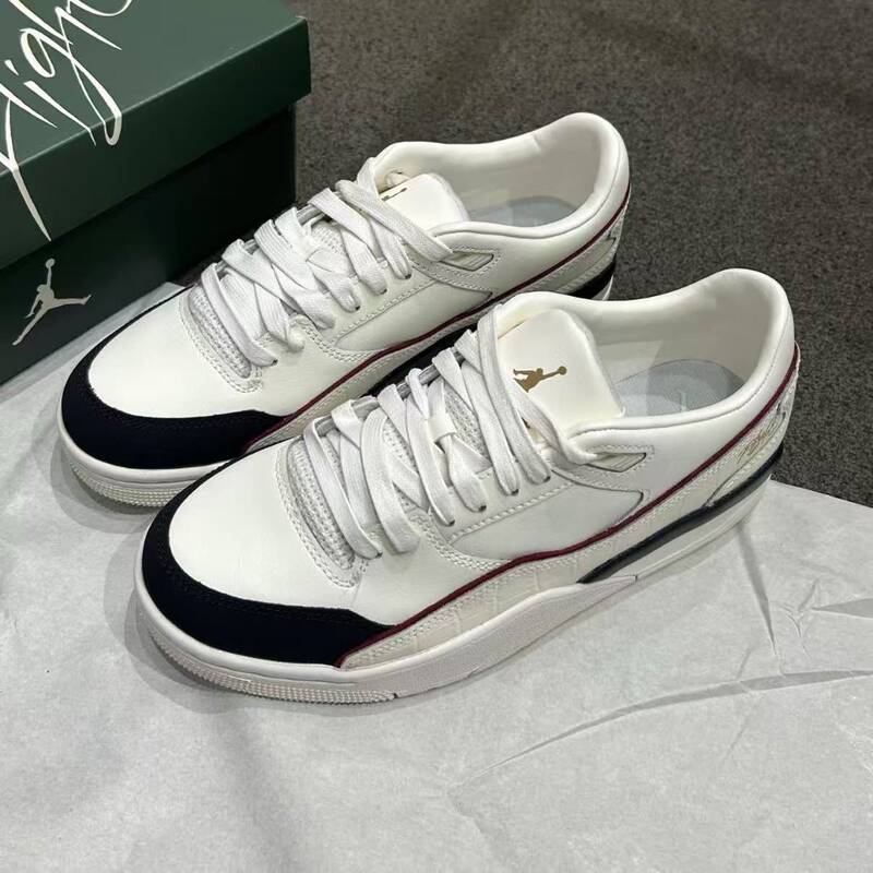 Nike Jordan Winter Sports Shoes, Sneakers, Casual Shoes, Men's Breathable Fula Shoes, Low-Top White Ih7321-131