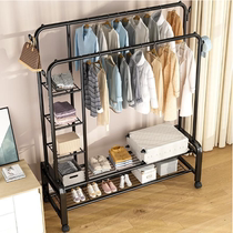 Drying rack floor-to-ceiling household student dormitory folding bedroom sun-hanging shelf balcony storage simple cooling clothes rod