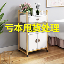 Beauty multifunctional trolley barber shop beauty salon special mobile instrument storage rack nail tool cart