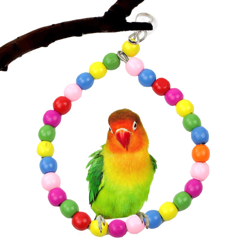 Tiger Peony, Myna, Myna, Pearl, Bird, Toy, Ring, Parrot Round Swing, Parrot Bird Toy