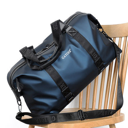 Hong Kong Travel Bag Tide Men's Handbag Large Capacity Fitness Bag Sports Training Bag Dry And Wet Separation On Business Scapegoat