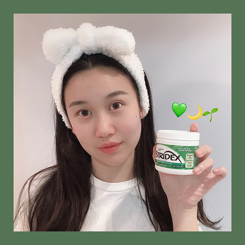 Flower hall American stridex salicylic acid cotton sheet to go bean to close mouth Pacne black head patch brushed acid cleaning pores