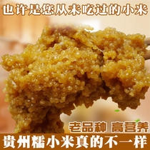 Yellow millet new rice glutinous millet porridge Guizhou millet dumplings month farmers sticky yellow millet 500g Qianbaokang