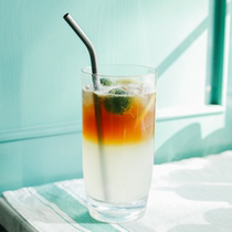 keith sheathed titanium straw heat resistant high temperature resistant and durable healthy outdoor home straw juice drink straw