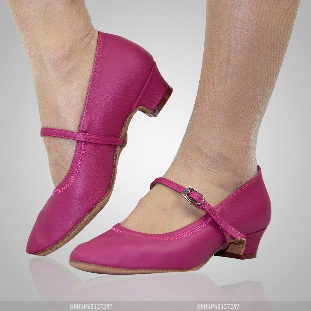 Special Price Betty Dance Shoes 125 Embossing Soft Leather Genuine Leather Flat Heel Women's Morden Dance Shoes Social Dance Shoes Spot