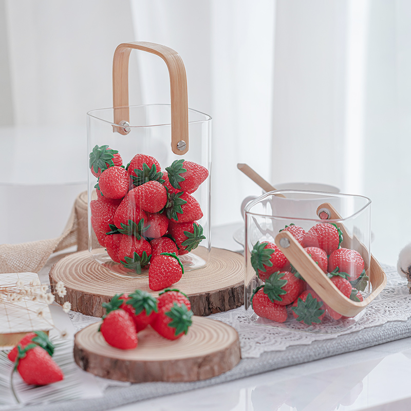 Emulated Strawberry Model Black Raspberry Fake Fruit Gourmet Photography Photo props Decorative Pendulum with Soft Dress Arrangement-Taobao