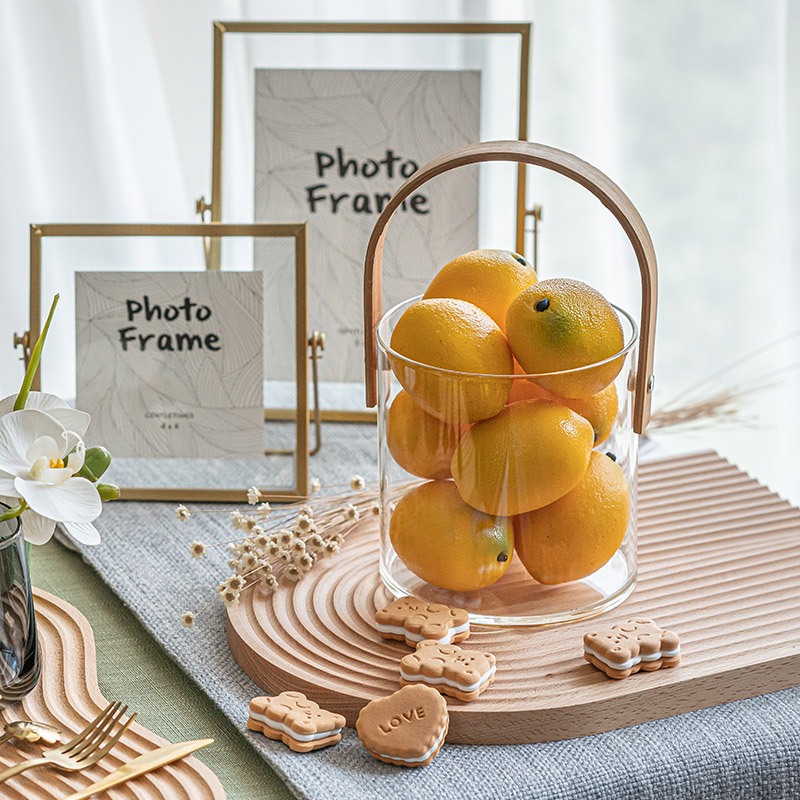 Simulation lemon fruit fake model milk tea shop window decoration scene layout food photography shooting props decoration