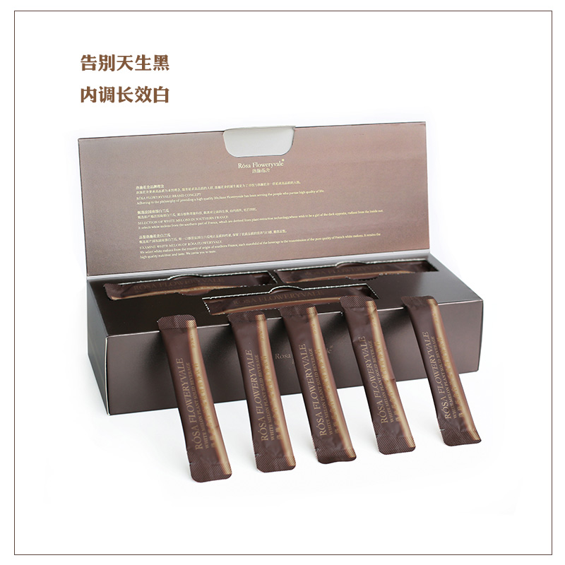 Luoshi Huashe white orchid melon plant whole body whitening to remove yellow spots imported high antioxidant solid drink freeze-dried fruit powder