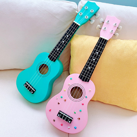 Children's toy guitar vibrato net red girl ukulele beginners instrument simulation can play violin
