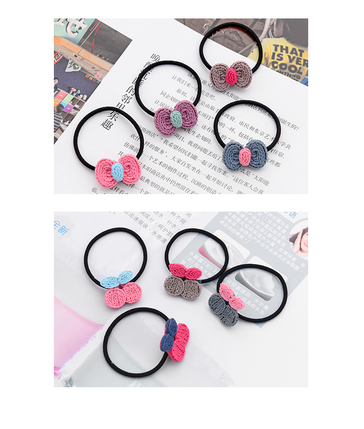 Qing cho trẻ em dễ thương cài tóc dây cho em bé buộc tóc vòng tròn dây hàn nhỏ phụ kiện tóc giá tốt