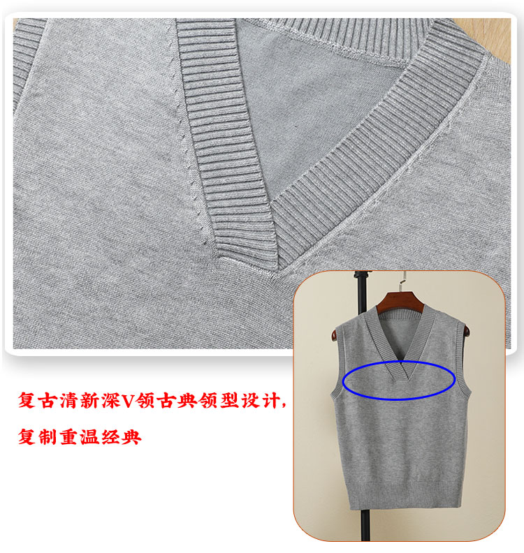 2018 phiên bản Hàn Quốc mới của áo len không tay đan ngắn vest nữ mùa xuân và mùa thu sang trọng mùa thu và áo len áo kiểu nữ đẹp 2021