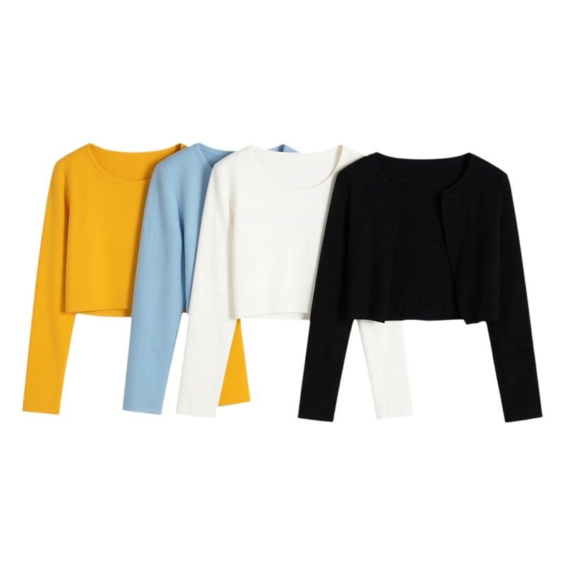 Spring and Autumn Short Cardigan, Early Autumn Thin Knitted Shawl, Early Autumn Women's Clothing for Petite Figures, Sweater Jacket
