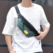 Oblique Satchel mens light small satchel Summer 100 lap single shoulder chest bag mens fashion casual sports purse