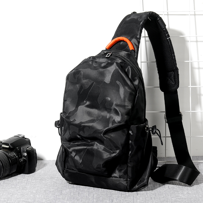 Chest Bag Men's Backpack Multifunction Casual Men's Bag Large Capacity Diagonal Cross Single Shoulder shoulder bag Tide Card Sports Satchel-Taobao