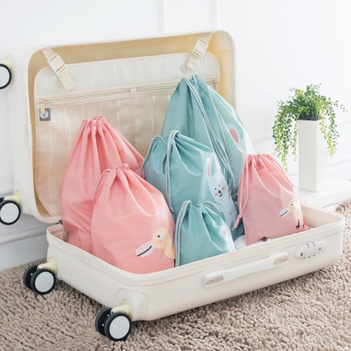 Водонепроницаемая сумка для хранения, мешочек, тара для путешествий, на шнурках