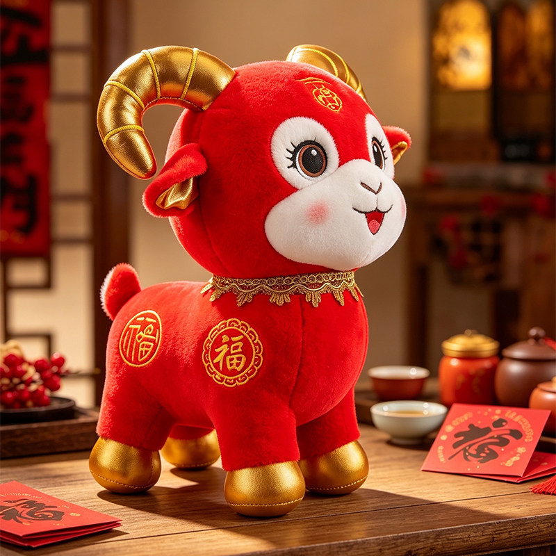 羊年吉祥物工厂店的LOGO