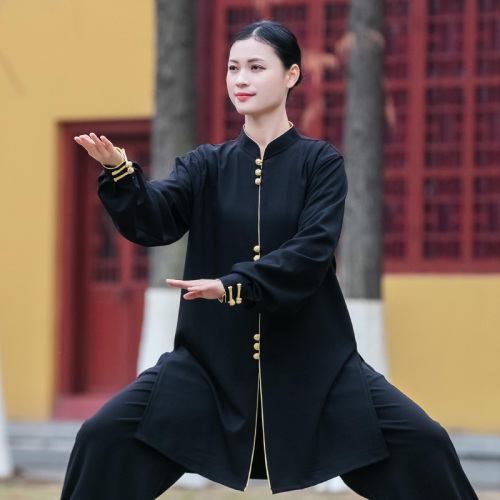 Tai chi clothing chinese kung fu uniforms Chen Jiagou Tai Chi Clothing costume women new style elegant Tai Chi Clothingquan Baduanjin training Costume for men performance