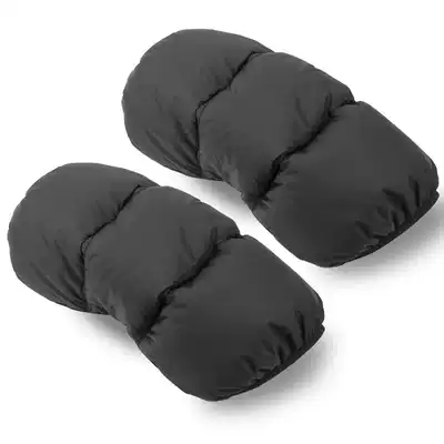 Winter down knee pads thickened to keep warm men and women electric car motorcycle knee pads wind and cold medium and long version of buckle knee pads