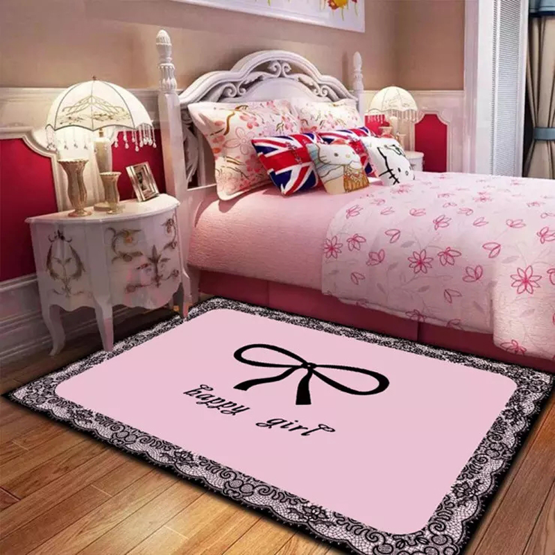 net red early childhood room carpet cartoon living room bedroom full of lovely girl princess room household mattress
