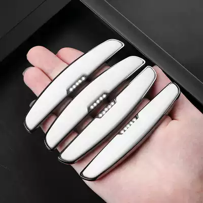 Car door side anti-collision strip door anti-scratch anti-scratch car sticker body door opening rubber strip decoration supplies general luminous