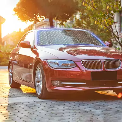 Car sunscreen, heat insulation, sunshade, thickened laser front gear shade, disc type window sunshade, summer car