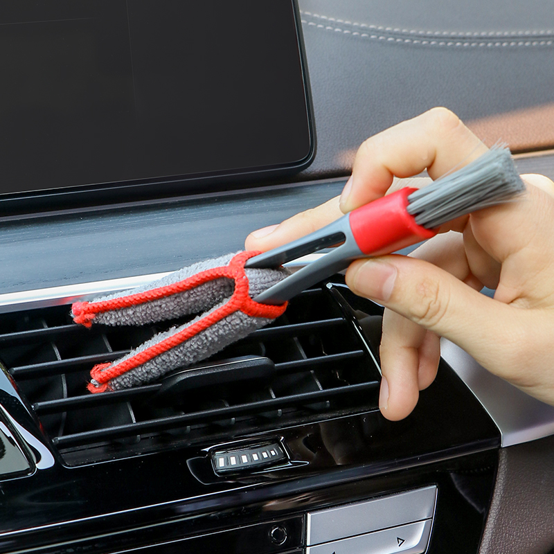 Automotive air conditioning AIR OUTLET CLEANING BRUSH CAR WASH INTERIOR CLEANING CLEANING TOOLS DUST-REMOVING GOD-MACHINE SOFT HAIR BRUSH