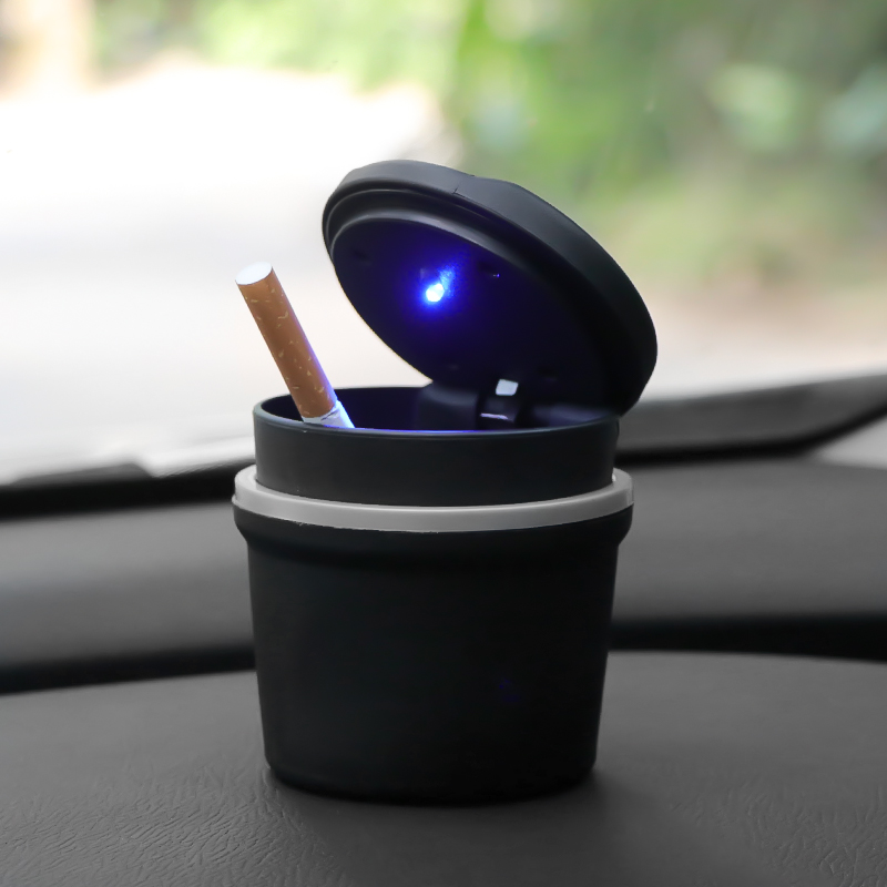 Car-borne Ashtray Shake-In-Car Multifunction Car Multifunction In-car Nocturnal Suspended Car Creative Covered Ash Tray