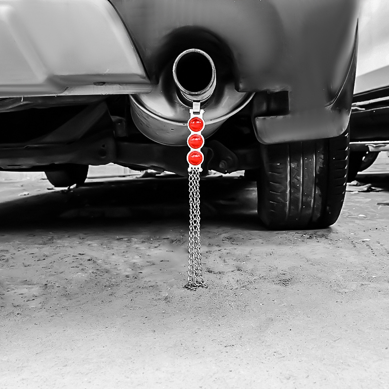 Automotive electrostatic strip eliminator ground strip vehicle removal electrostatic chain vehicle exhaust pipe suspension mopping line