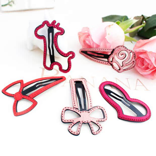 Hàn Quốc phụ kiện tóc trẻ em lớn của Hàn Quốc phim hoạt hình bé BB clip cô gái đội mũ bên clip cậu bé lớn cha mẹ kẹp tóc đồ buộc tóc