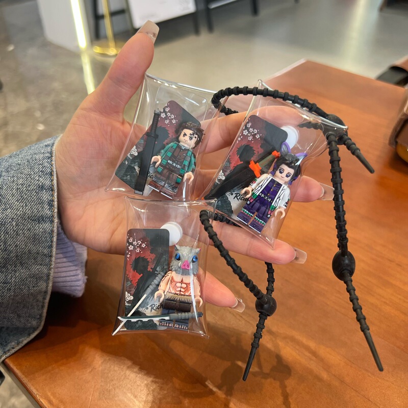 Demon Slayer: Kimetsu No Yaiba Hashibira Inosuke Butterfly Demon Slayer Figure Pendant Backpack Decoration Gift Couple Gift Merchandise