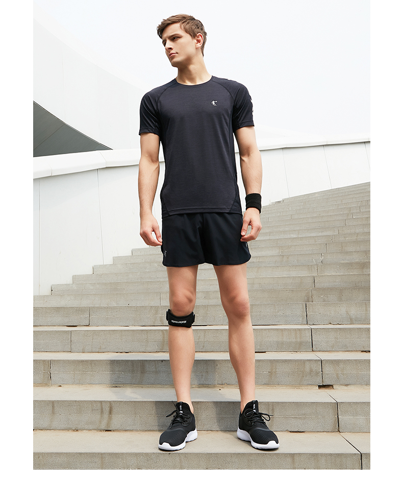 Bộ đồ thể thao mùa hè Jordan 2019 phù hợp với độ ẩm nam wicking chạy bộ quần áo thể thao nam quần áo thể thao hai mảnh - Thể thao sau bộ adidas nữ mùa đông