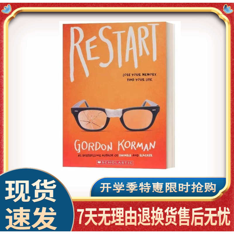 In Stock Restart English Version Gordon Korman Foreign Children's Literature Youth Growth Novel In Stock Restart English Version Gordon Korman Foreign Children's Literature Youth Growth Novel