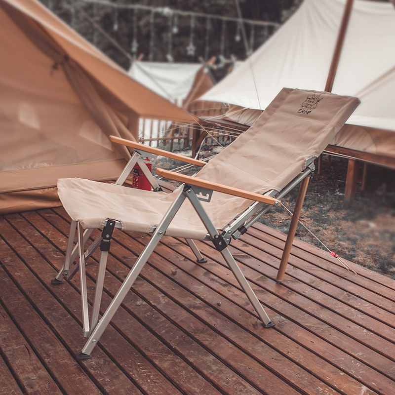 Outdoor Portable Folding Deck Chair Fishing Backrest Casual Chair Sub Aluminum Alloy Three Small Donkey Beach Chair Camping