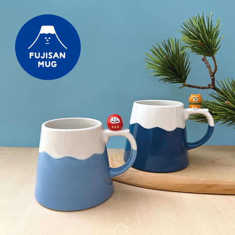 Mount Fuji Cup Japan Decole Japanese Ceramic Mug Daruma Shiba Inu Milk Coffee Water Cup 300ml Mount Fuji Cup Japan Decole Japanese Ceramic Mug Daruma Shiba Inu Milk Coffee Water Cup 300ml