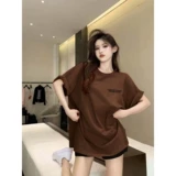 Парная одежда для влюбленных, летняя футболка, в американском стиле, короткий рукав, оверсайз