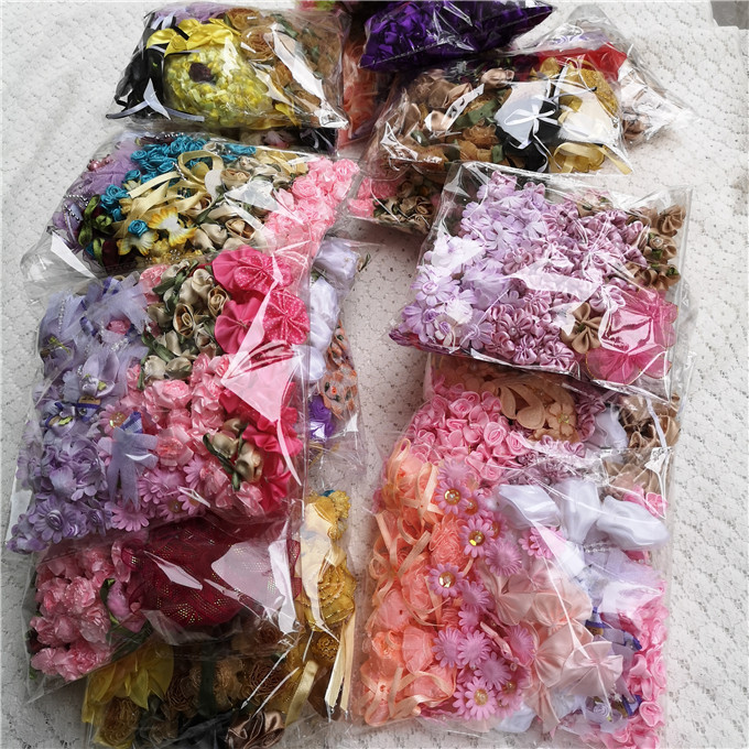 Time Cloth Art Super Worth of Miscellaneous Flowers Foe Bags A Large Bag 6 More Benefits Handmade Diy Mix for sale