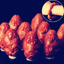 Olive stone carving Su Gong God of Wealth Golden Toad God of Wealth olive and Hu Wen play pure hand