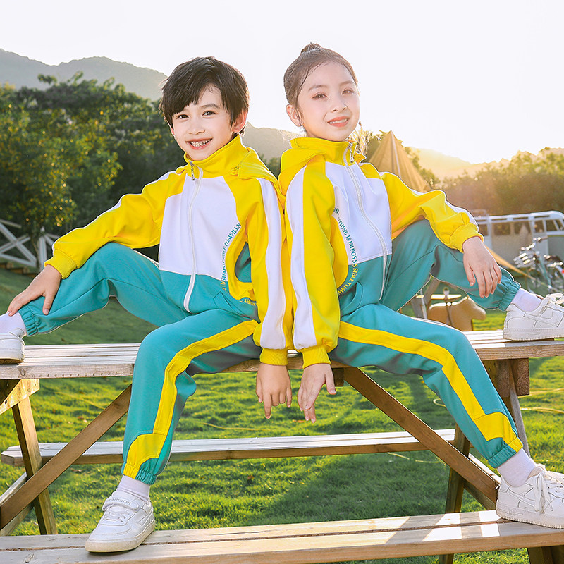 2021 kindergarten uniform spring and autumn clothing British college style suit sportswear children's school uniform primary school class uniform