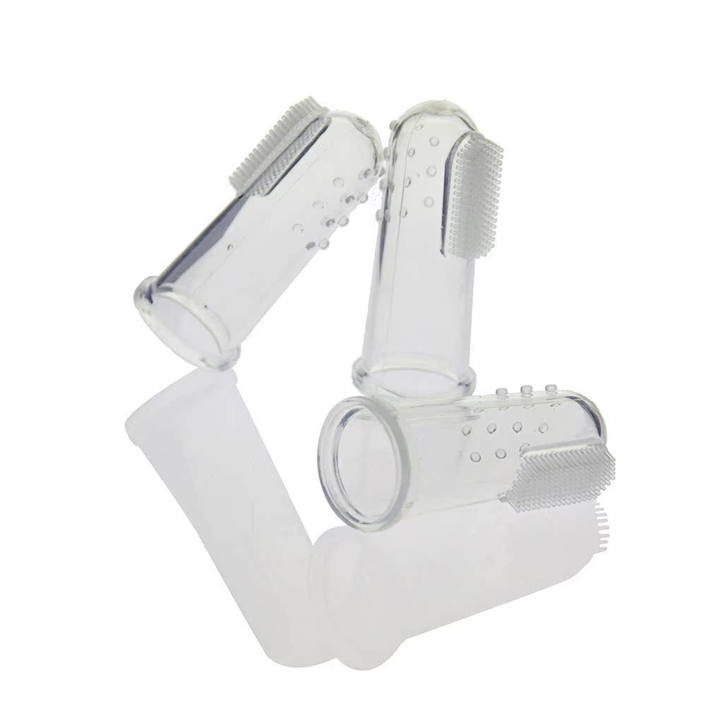 Baby Baby Finger Sleeve Type Milk Toothbrush 0-36 Months Silicone Gel Ultra Soft Toothbrush Training Nursing Massage