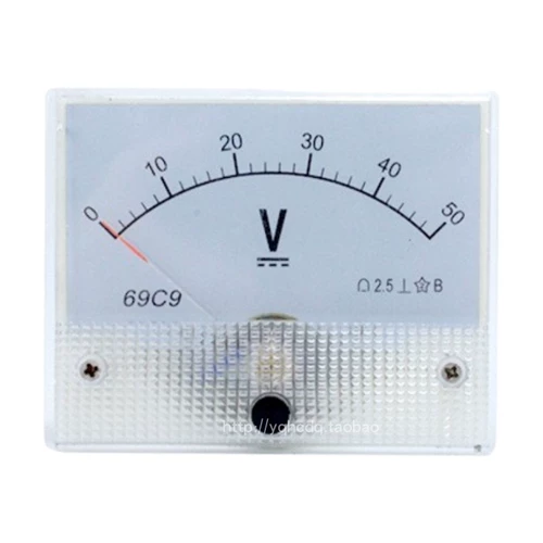69C9 Тип указателя DC ток Meter 1A2A3A10A50A100A500MA AMPER