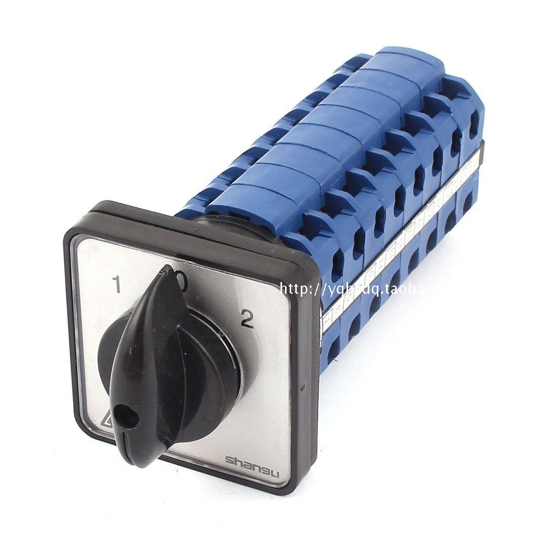 Upper Force Universal Transfer Switch Rotary Switch Select Switch LW28-20 D808 8 3 stalls 8 knobs-Taobao
