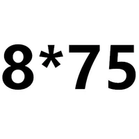 Оранжевый красный M8*75 Естественный цвет нержавеющей стали
