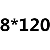 Burgundy M8*120 Естественный цвет нержавеющей стали
