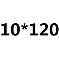 Голубая M10*120 цвет нержавеющей стали