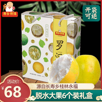 Shouxiang Farm Golden Luo Han Guo Dry Big Fruit 6 gift boxes Guangxi Guilin specialty low temperature dehydrated Luo Han fruit tea
