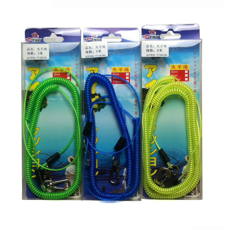 Fishing supplies lost of hand rope steel wire telescopic systolic fishing fishing rod Rod Rope Unwinding Rod Automatic Fishing Gear Accessories