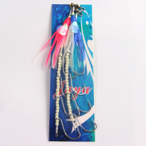 Imported squid string hook luminous squid hook with fish hanging boat fishing hook luminous band fishing group