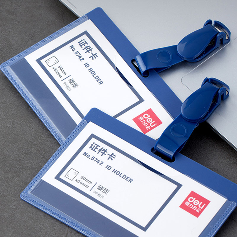 Able Document Sleeve 50 only Chest Card Chest Card Chest Card Crossstyle Factory Card Work Card Student Plastic Hard Cutting Sleeve Hospital With Conference Strap Pendant